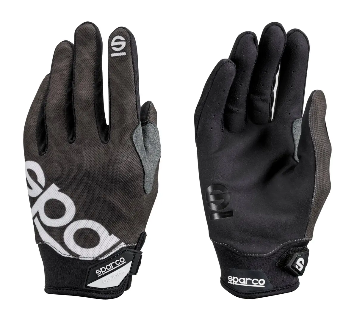 Sparco Competition Gloves Meca 3 - Black - Size 11 (Large) 1