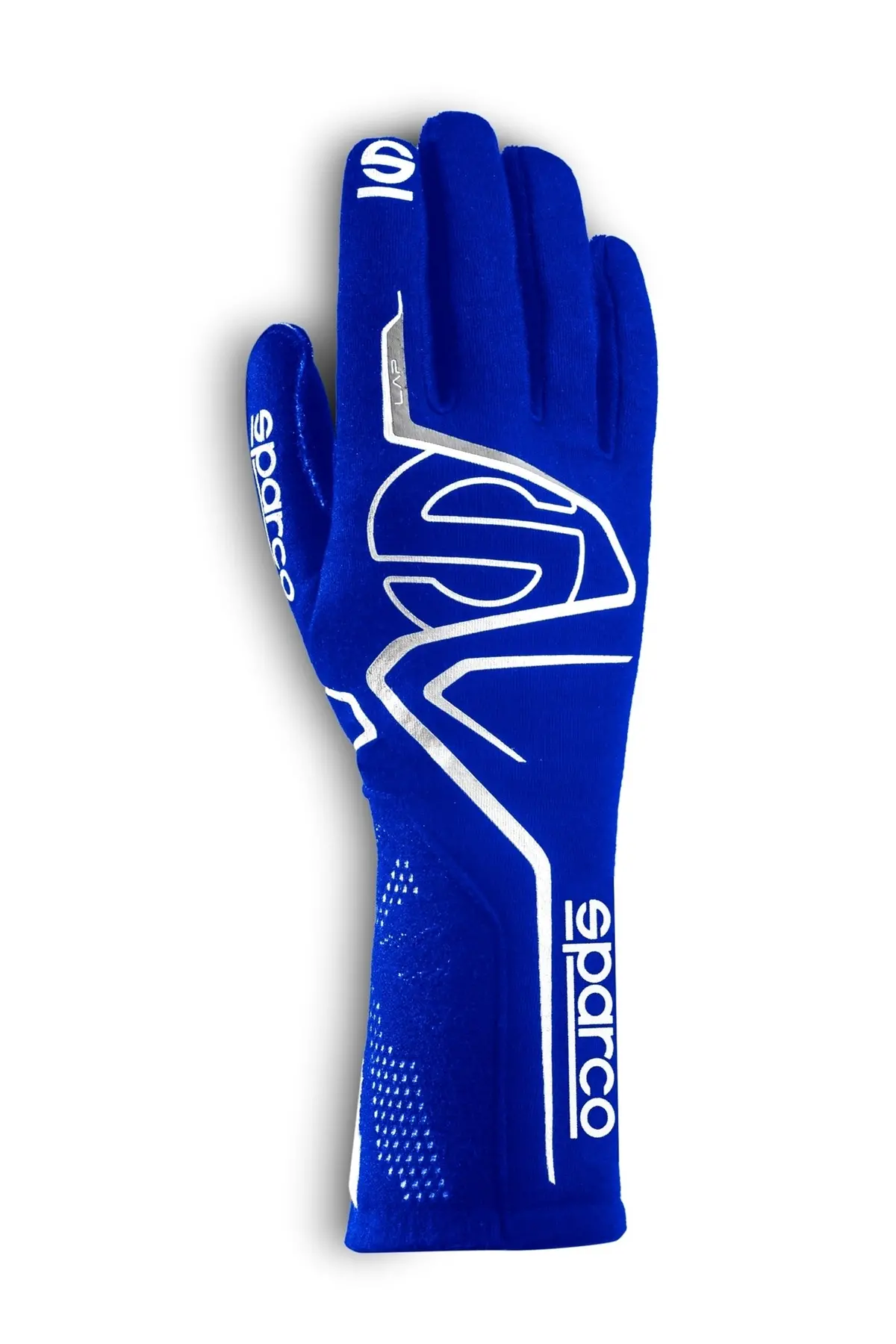 Sparco Competition Gloves Lap - Blue/White - Size 10 (Medium) 1