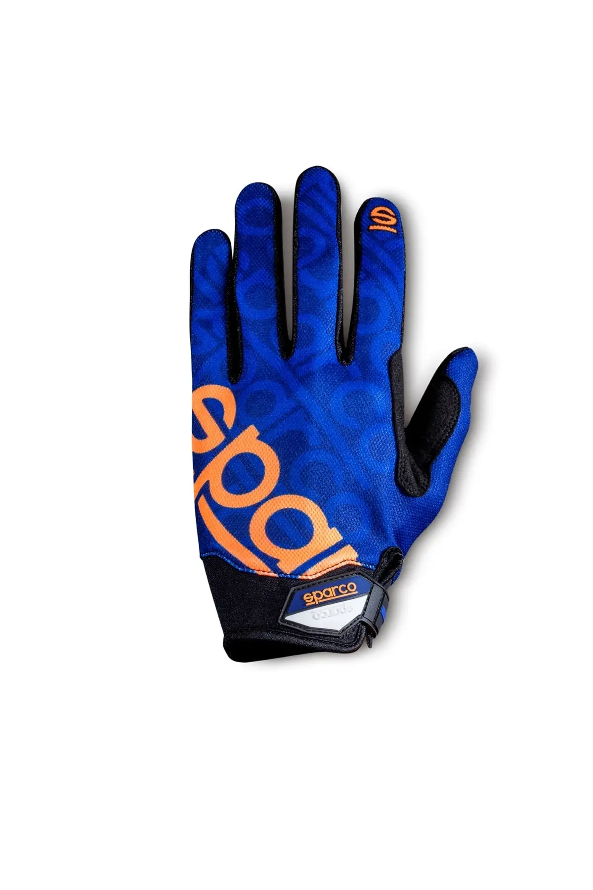 Sparco Competition Gloves Meca 3 - Navy/Orange - Size 9 (Small) 1