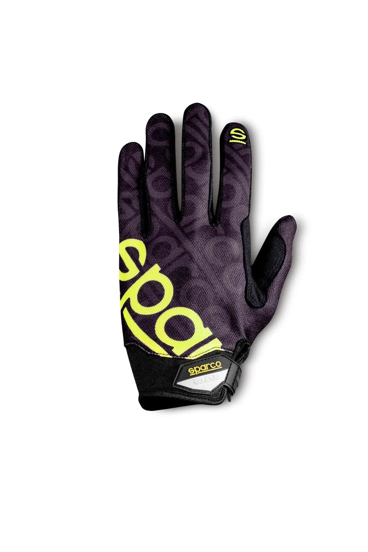 Sparco Competition Gloves Meca 3 - Black/Yellow - Size 11 (Large) 1