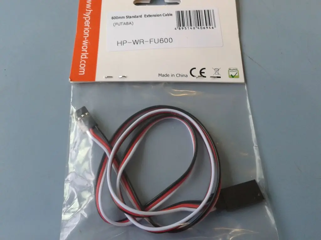 Hyperion Hp-Wr-Fu600 Std Futaba Extension Cable 600Mm 1