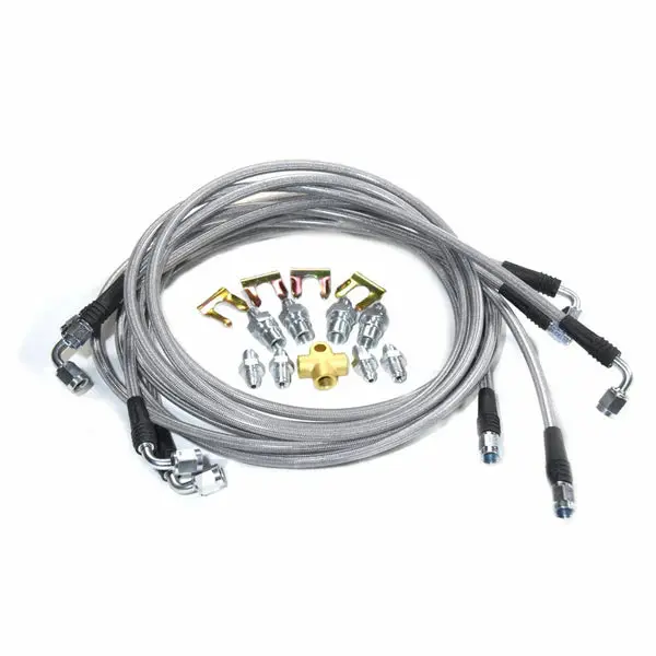 Tech-53 Bmw E36 Hard Line To Stainless Steel Braided Replacement Kit Obd1 1