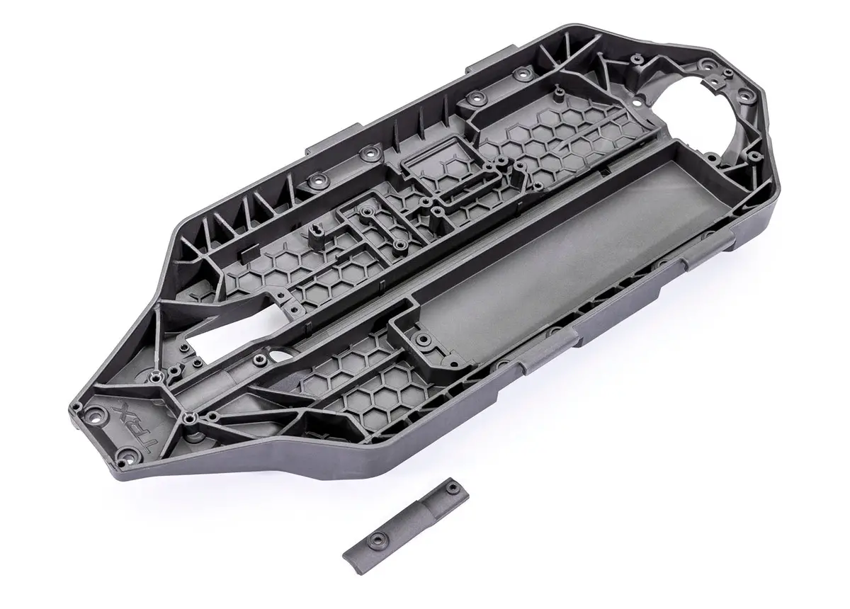 10122 Chassis/ Adapter, Center Driveshaft Cover Raptor R 1