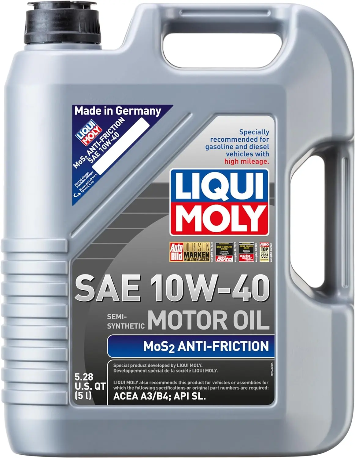 Liqui Moly Mos2 Anti-Friction Sae 10W-40 1