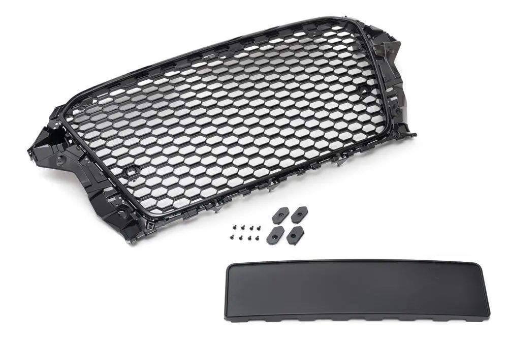 Audi 8V A3/S3 - Rs3-Style Grille W/ Black Trim 1