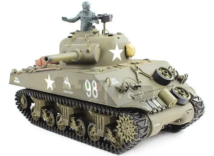 Rc Pro V6.0 1-16 U.S.A M4a3 "Sherman" Rc Tank (Bb And Ir) 1