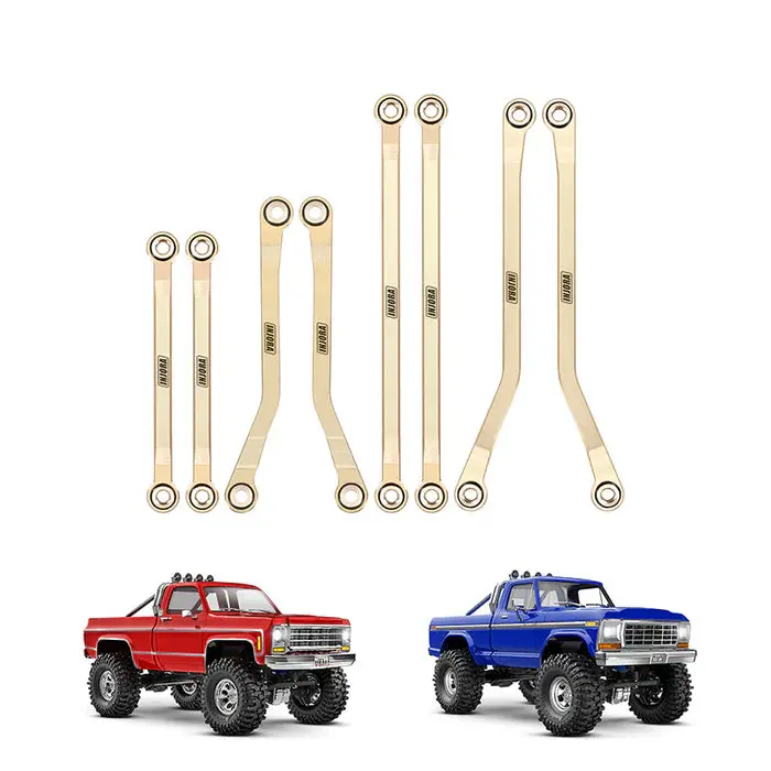 Injora Brass High Clearance Links For 1/18 Trx4m High Trail K10 F150 (4M-97) 1