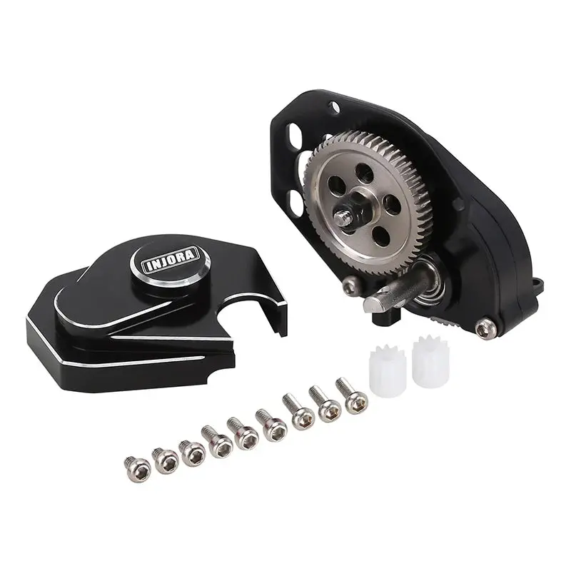 Injora Cnc Aluminum Complete Transmission Gearbox For Axial Scx24 Ax24 1