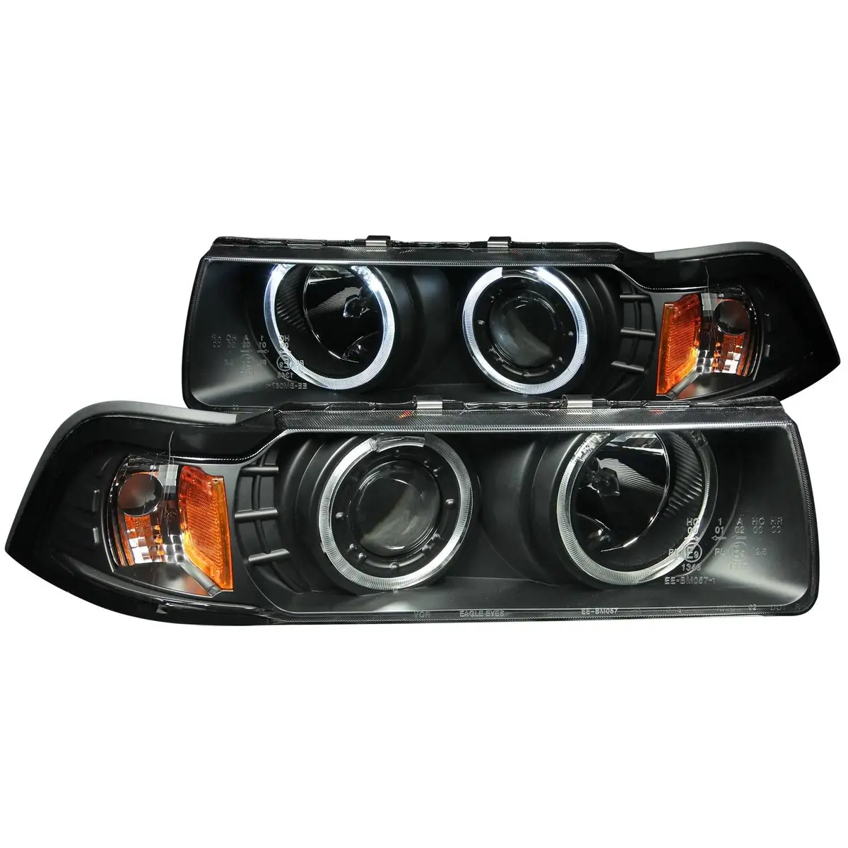 Anzo Bmw E36 3-Series (2-Door) Projector Headlights W/ Led Halo 1