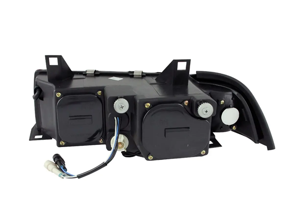 Anzo Bmw E36 3-Series (4-Door) Projector Headlights W/ Led Halo 2