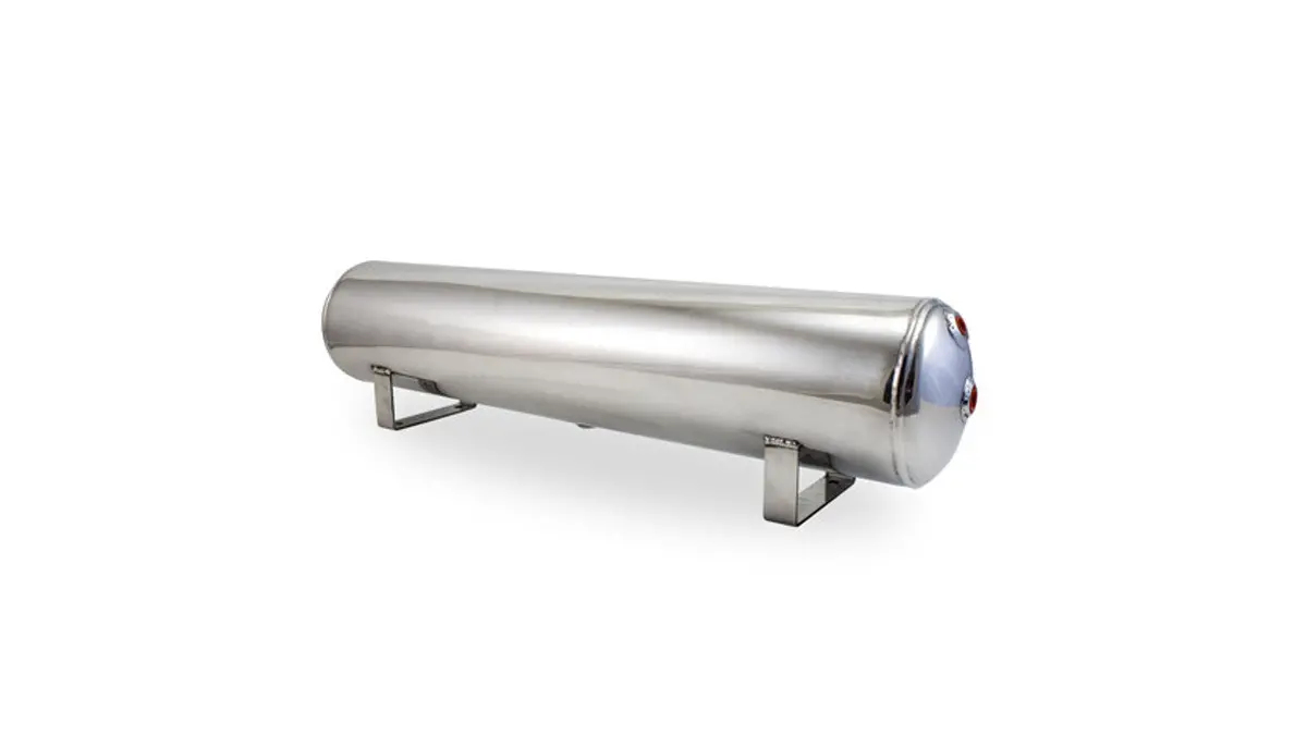 Air Lift Performance 4 Gallon Aluminum Air Tank - Polished 1