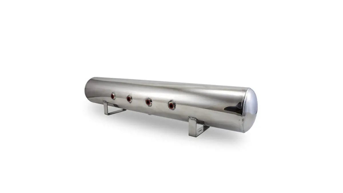 Air Lift Performance 5 Gallon Aluminum Air Tank - Polished 1