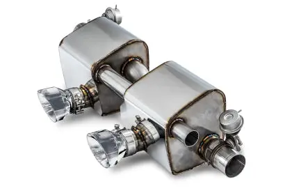 Awe Switchpath™ Exhaust For Porsche 991.2 Carrera / S (Pse Only) - Chrome Silver Tips 1