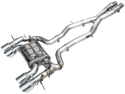 Awe Switchpath™ Exhaust For Bmw G87 M2 - Chrome Silver Tips 1