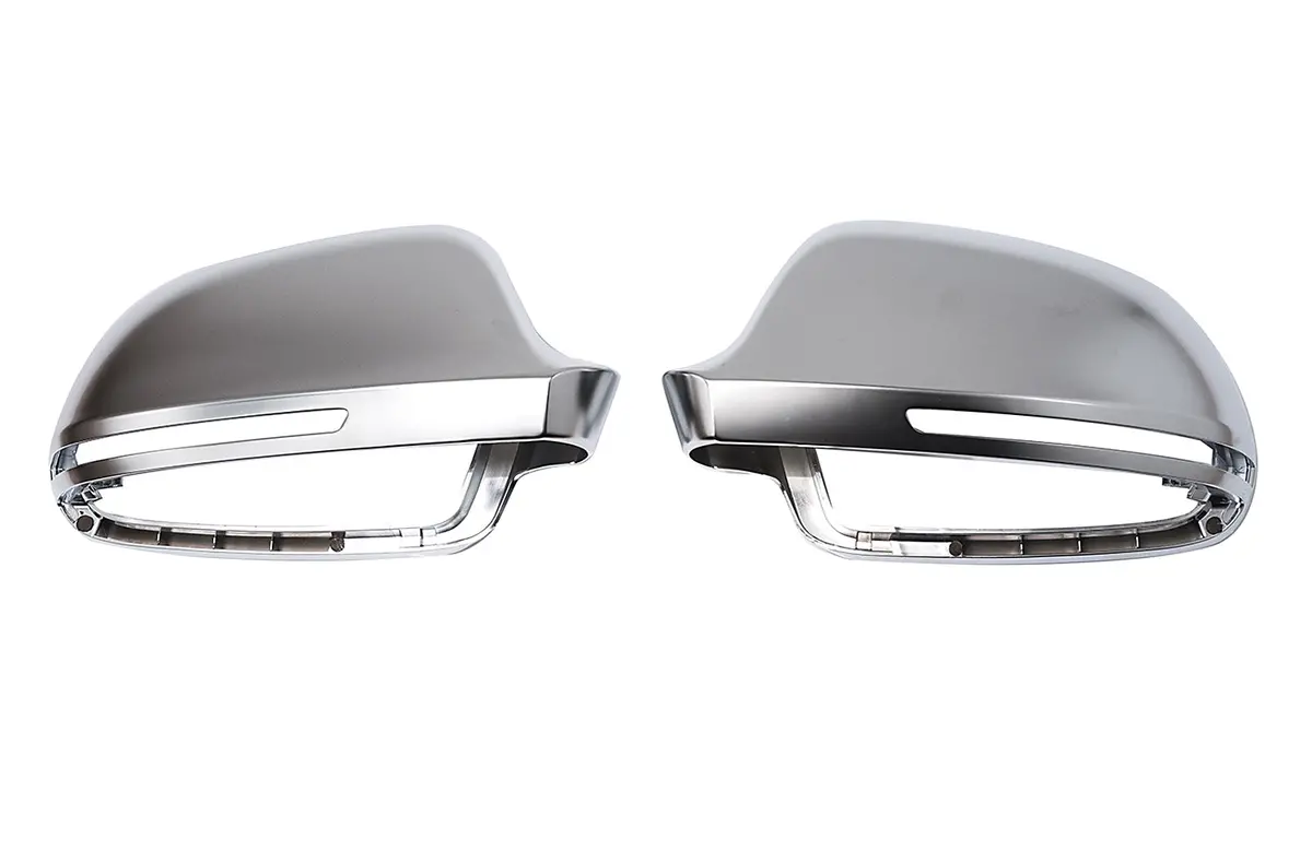 Audi B8.5 Matte Chrome Mirror Caps 1
