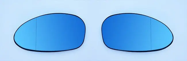 Bmw E46 M3 / E90/92 Pre Lci Mirror Glass Blue / Split 1