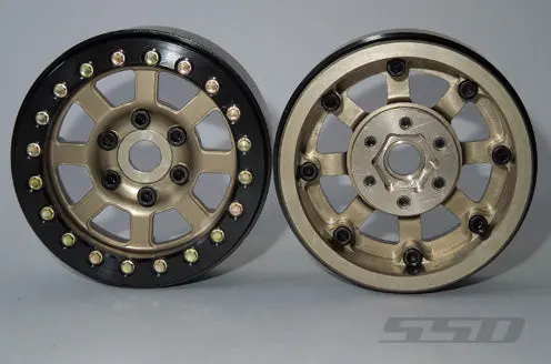 Ssd Rc Assassin 1.9 Beadlock Crawler Wheels (Bronze) (2) 2