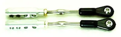 Secraft Pull-Pull Wire Tensioner Rudder Silver 1