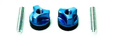 Secraft Aluminum Airplane Wing Bolt 1/4-20 Blue 1
