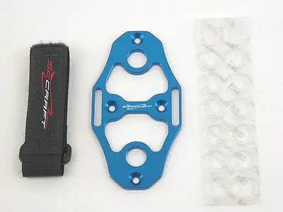 Secraft Rc Small Battery Bed V2 – Blue Aluminum Mounting Tray [Scr-Bb-V2-Sm-Blue] 1