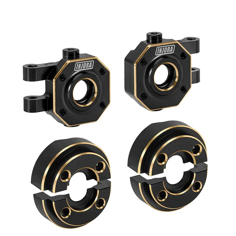 Iinjora Brass Steering Knuckles And Counterweight For 1/18 Trx4m 1