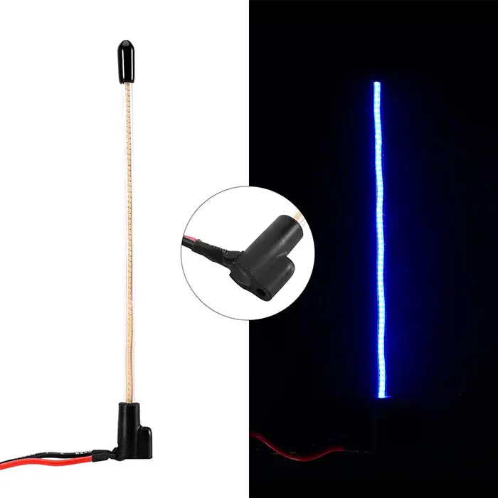 Injora Led Whip Light For 1/18 1/24 Rc Crawlers Blue 1