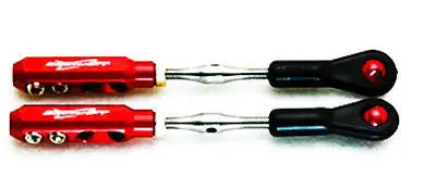 Secraft Pull-Pull Wire Tensioner Rudder Red 1