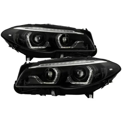 Spyder Projector Headlights - Bmw F10 5-Series 1