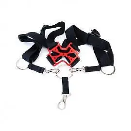 Secraft V2 Transmitter Neck Strap Harness – Adjustable Red Padded Support For Rc Radios 1