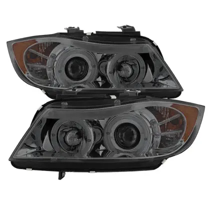 Spyder Led Halo Projector Headlights - Bmw E90 3-Series (2006-2008) 1