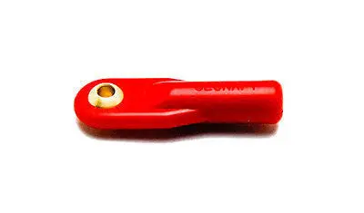Secraft Brass Ball Links 2Mm Red  (2) 1