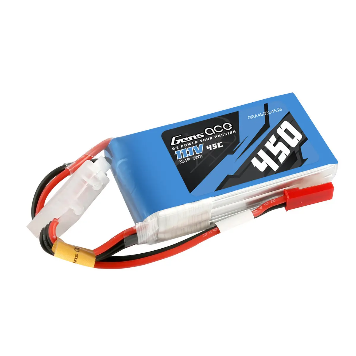 Gens Ace 450Mah 11.1V 45C 3S1p 1