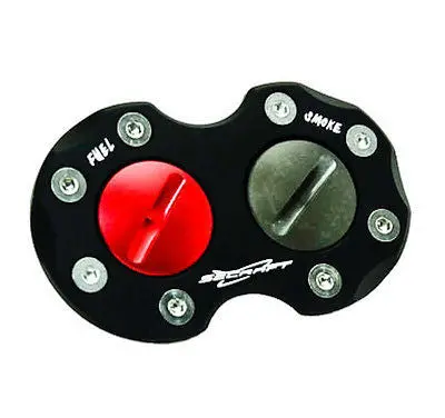 Secraft Aluminum Double Fuel Dot V2 Black 1
