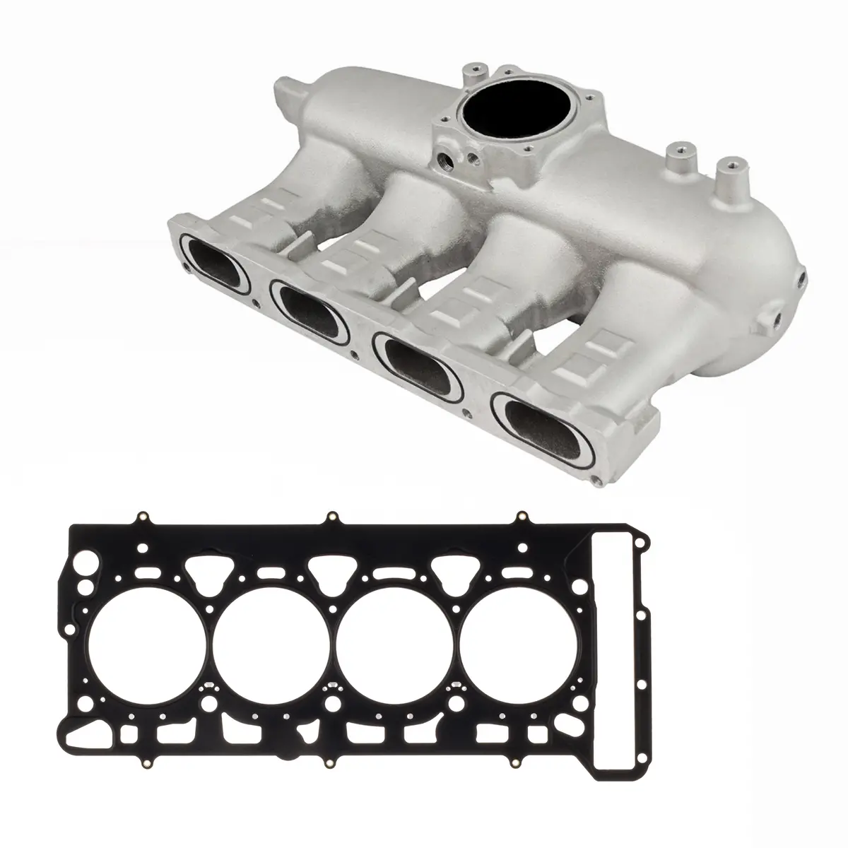 Vw Audi 2.0T Fsi / 2.0 Tsi Aluminum Intake Manifold - New Version! + Cylinder Head Gasket, 82.5Mm Bore, Without Valvelift 1