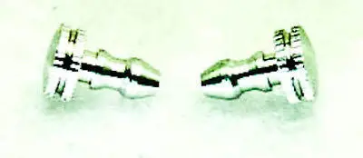 Secraft Aluminum Fuel Line Plugs Silver 1