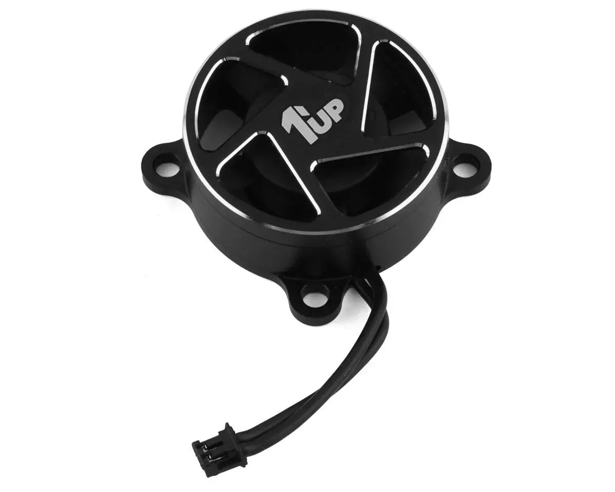 1Up Racing Ultralite Aluminum 30Mm High-Speed Cooling Fan – Black Anodized, 6-8.4V [1Up190713] 1