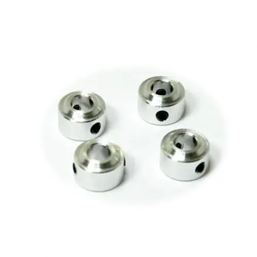 Secraft Aluminum Wheel Collars – 4.1Mm Hole Diameter (Silver, 4-Pack) 1