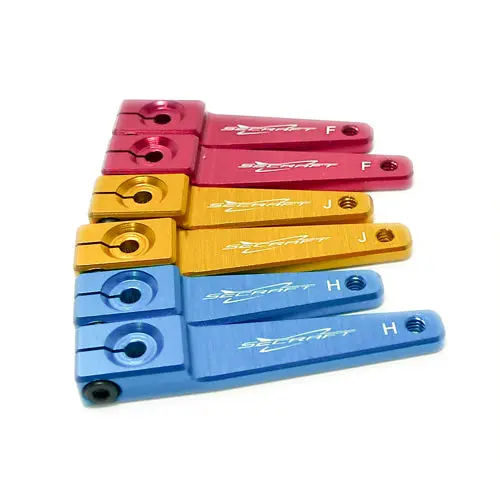 Secraft Aluminum Servo Arm V2 25T 1.25 In Futaba Savox Mks Red 2