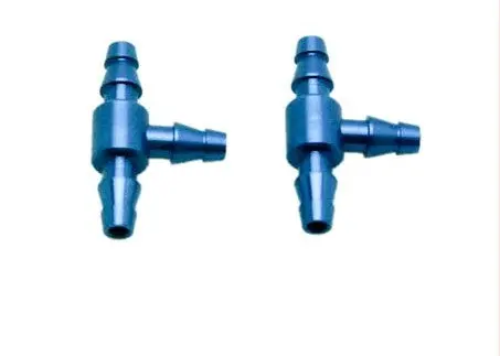 Secraft Aluminum Fuel T-Fittings Blue 1