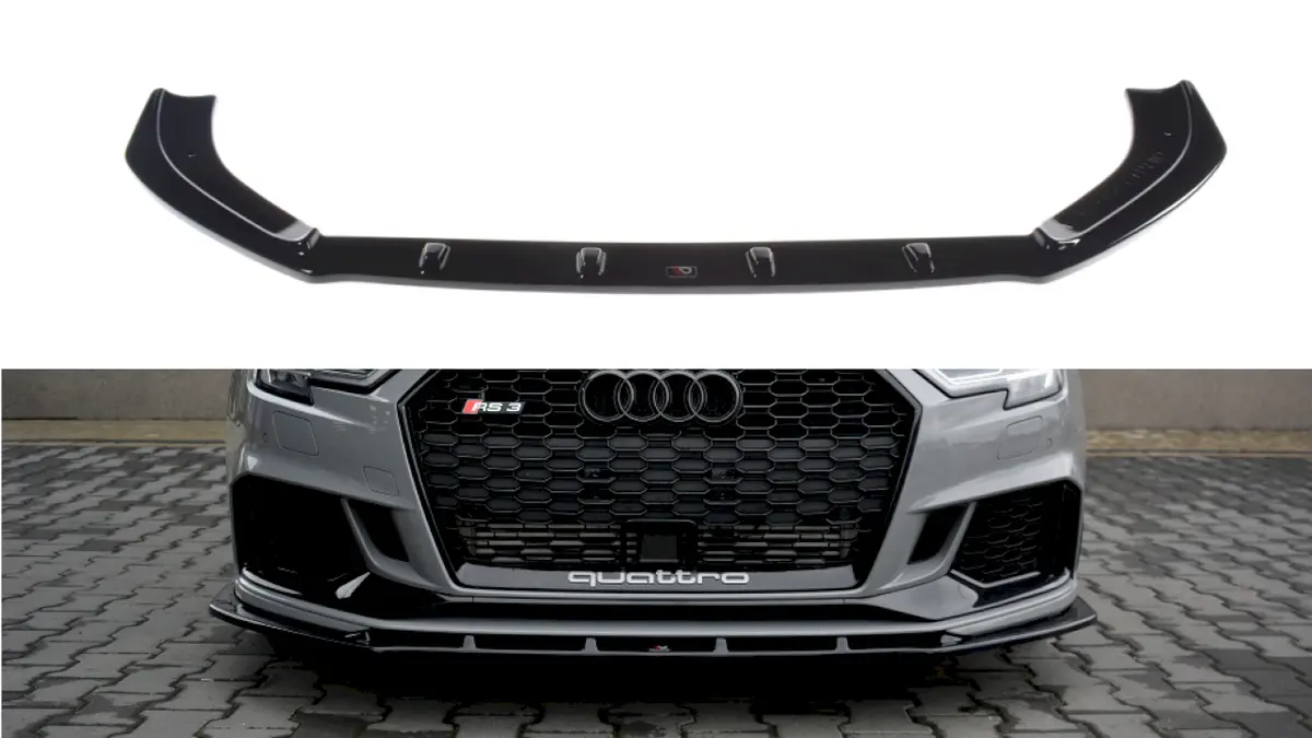 Maxton Design Audi Rs3 Front Bumper Splitter / Spoiler V1 1