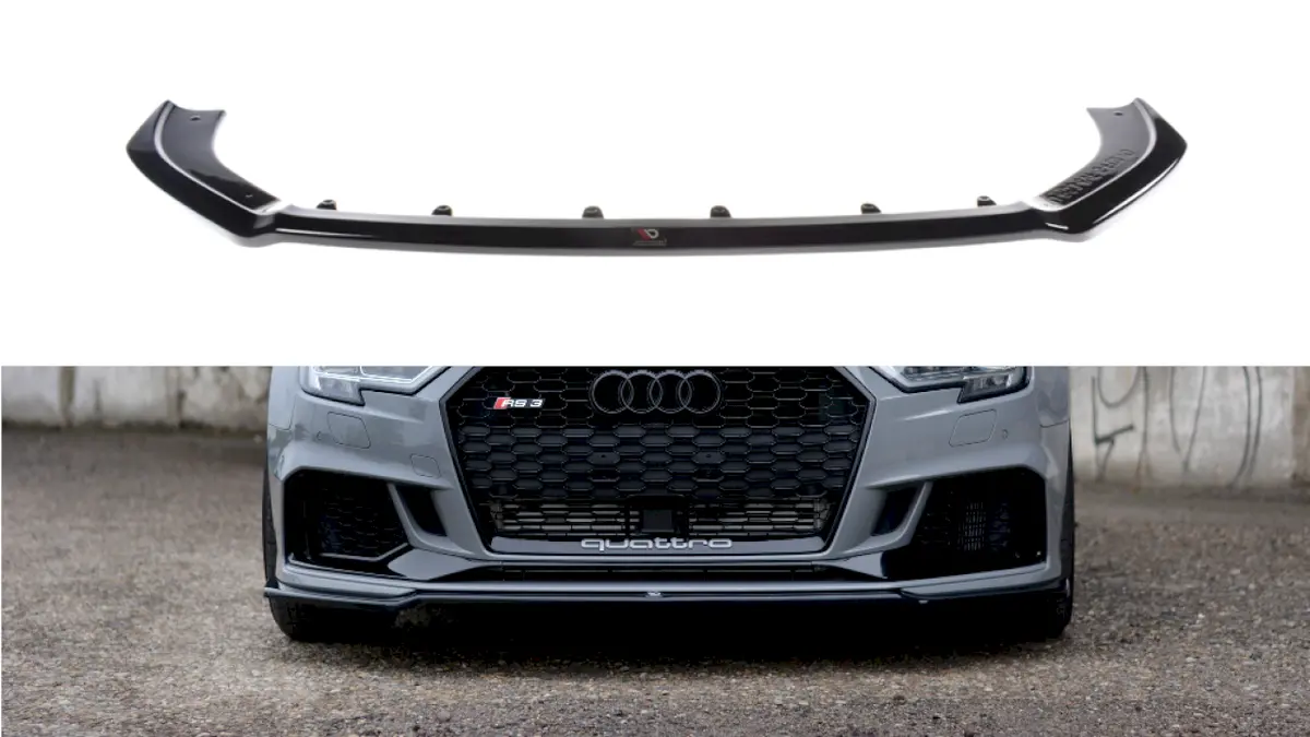 Maxton Design Audi Rs3 Front Bumper Splitter / Spoiler V2 1