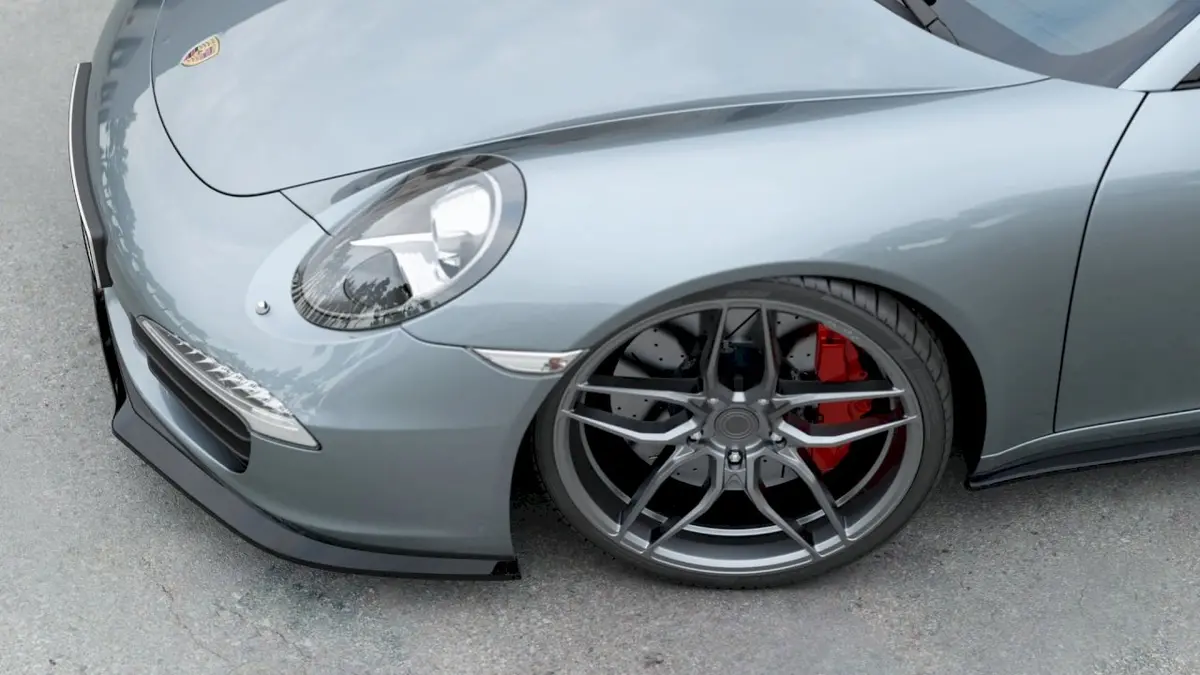 Maxton Design Front Splitter V1 Porsche 911 Carerra 991 1