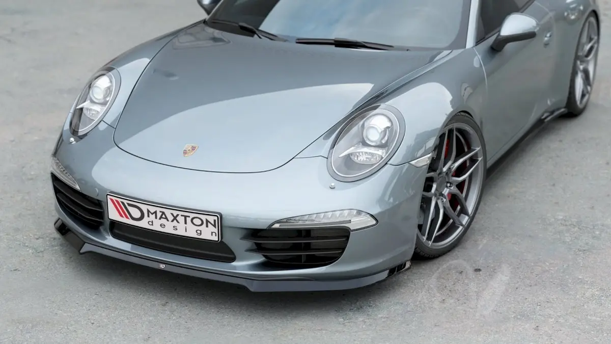 Maxton Design Front Splitter V1 Porsche 911 Carerra 991 2