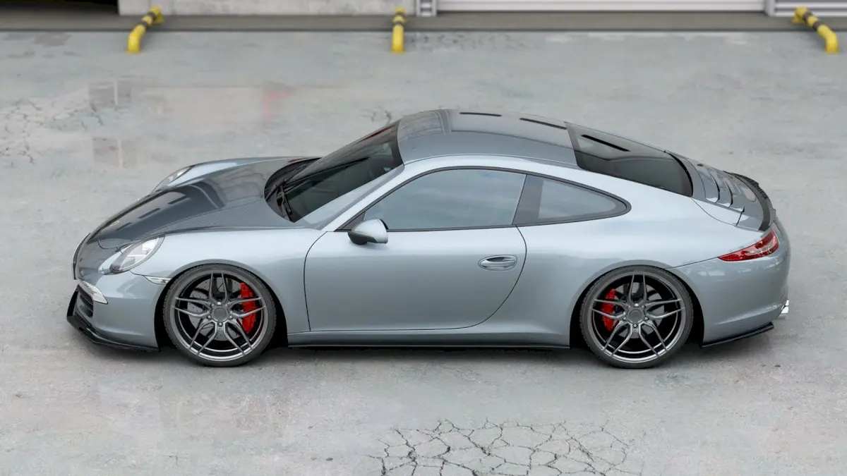 Maxton Design Side Skirts Splitters Porsche 911 Carrera 991.1 1