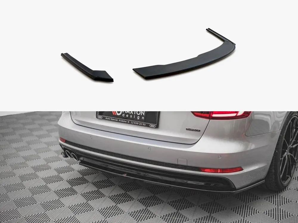 Maxton Design Rear Side Splitters V2 - Audi B9 A4 S-Line (Pre-Facelift) 1