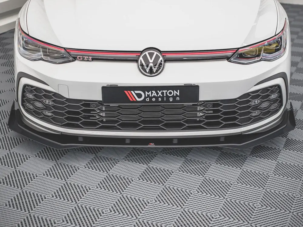 Maxton Design Racing Durability Front Splitter (+Flaps) Vw Golf 8 Gti (2022-2024) 2