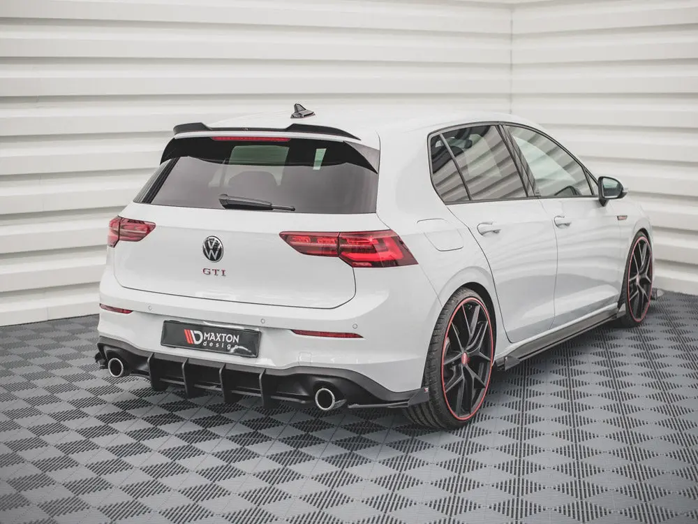 Maxton Design Racing Durability Rear Side Splitters (+Flaps) Vw Golf 8 Gti (2022+) 1