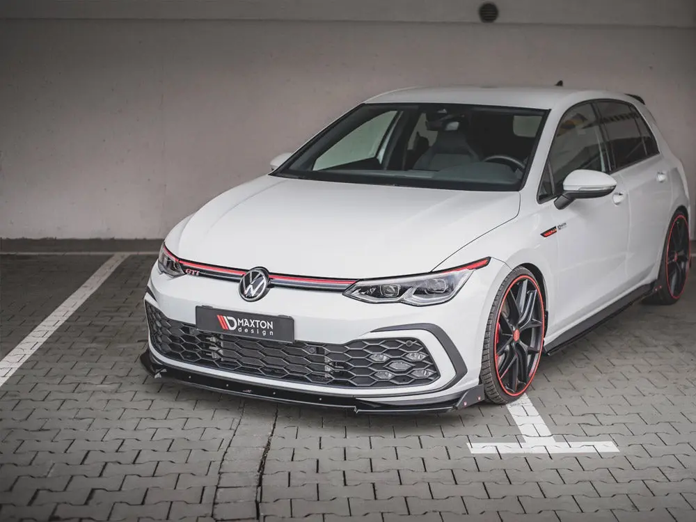 Maxton Design Front Splitter (+Flaps) V3 Vw Mk8 Gti (2022+) 1