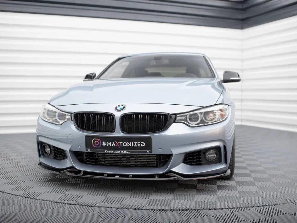 Maxton Design Front Splitter V3 - Bmw 4 Series Coupe/Gran Coupe/Cabrio M-Pack (F32/F36/F33) 2