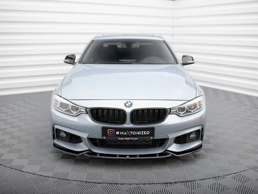 Maxton Design Front Splitter V3 - Bmw 4 Series Coupe/Gran Coupe/Cabrio M-Pack (F32/F36/F33) 1